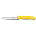Нож Victorinox для овощей 6.7736.L8 SwissClassic (10 см, c cерейторной заточкой, жёлтый)